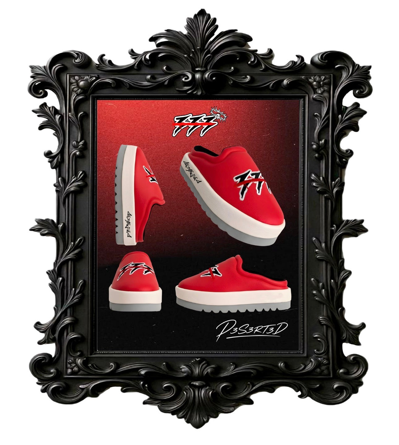 D3S3RT3D® — VII Commandment Slides - RED