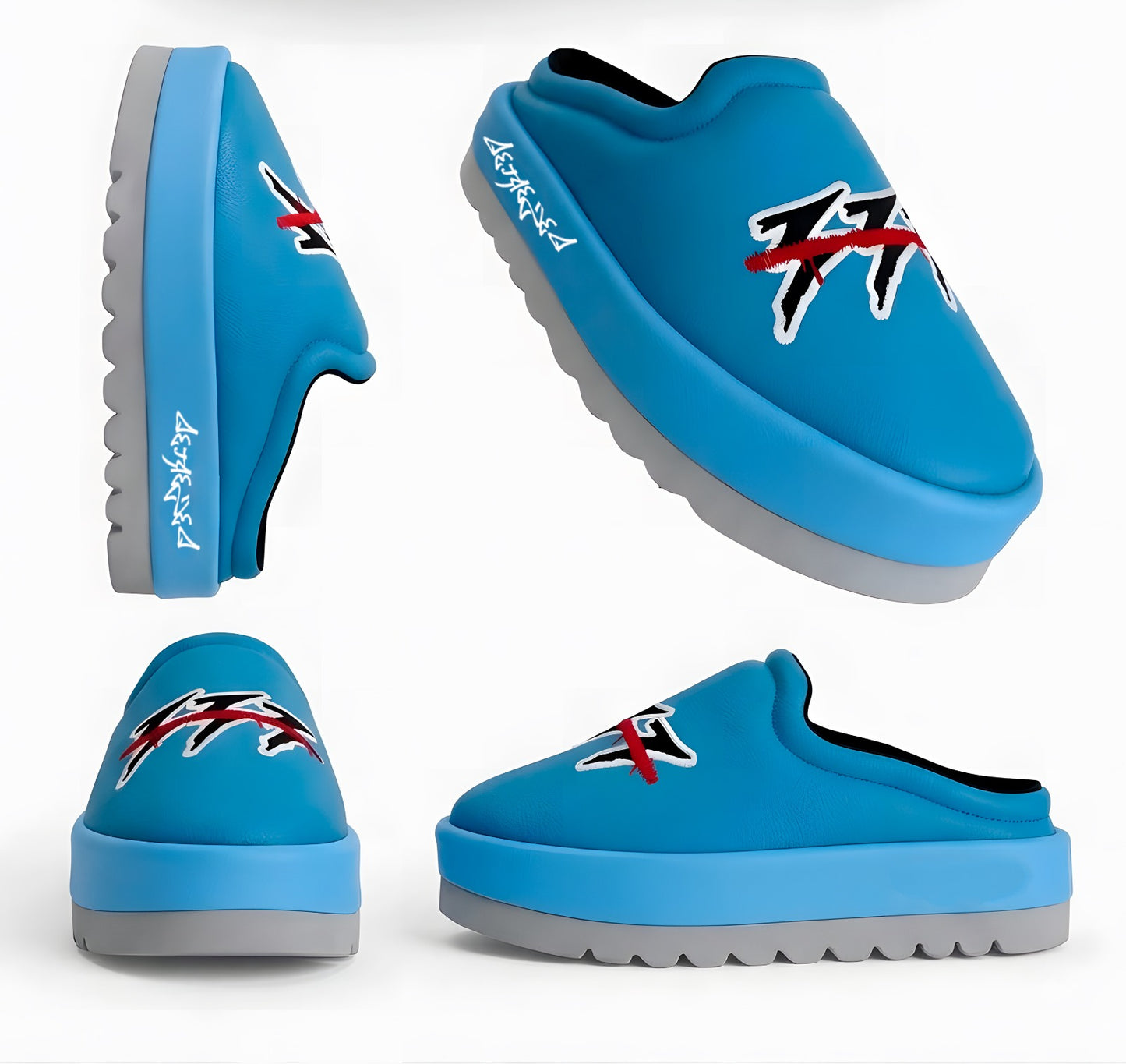 D3S3RT3D® — VII Commandment Slides - BLUE